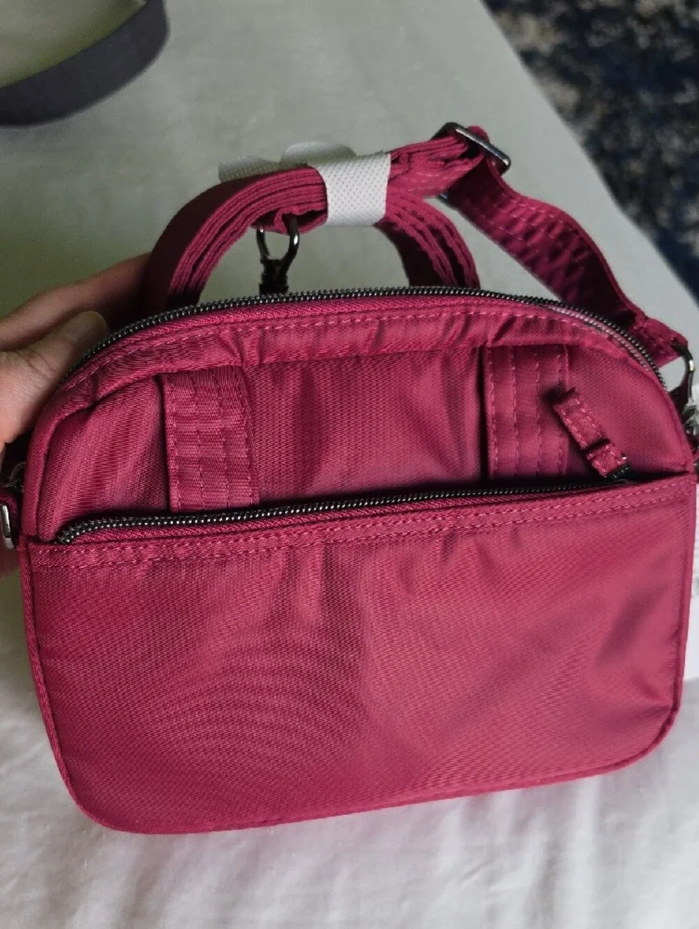 lug Raspberry Quilted Cosmetic Crossbody Super Coupe